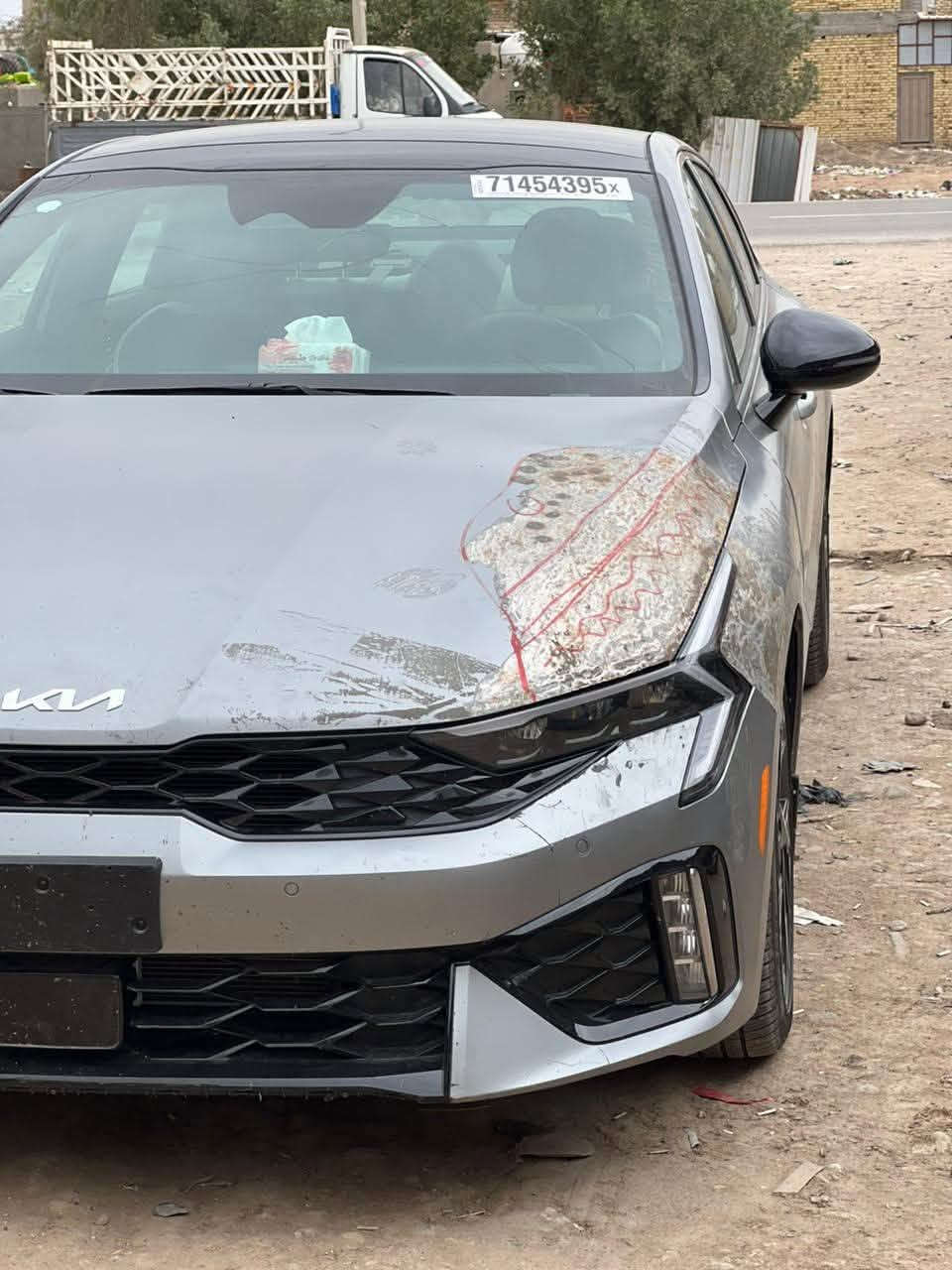 السلام عليكم
للبيع K5 GT LINE 2025 

اللون الجديد المات فول مواصفات 

حادث كما موظح بدون تبديل بدون دواخل لا لغد ولا شاصي 

بدون ايرباك ✅

مصلح وجاهز بدون رقم تترقم اي محافظة 

*********** اتصال
*********** واتساب
