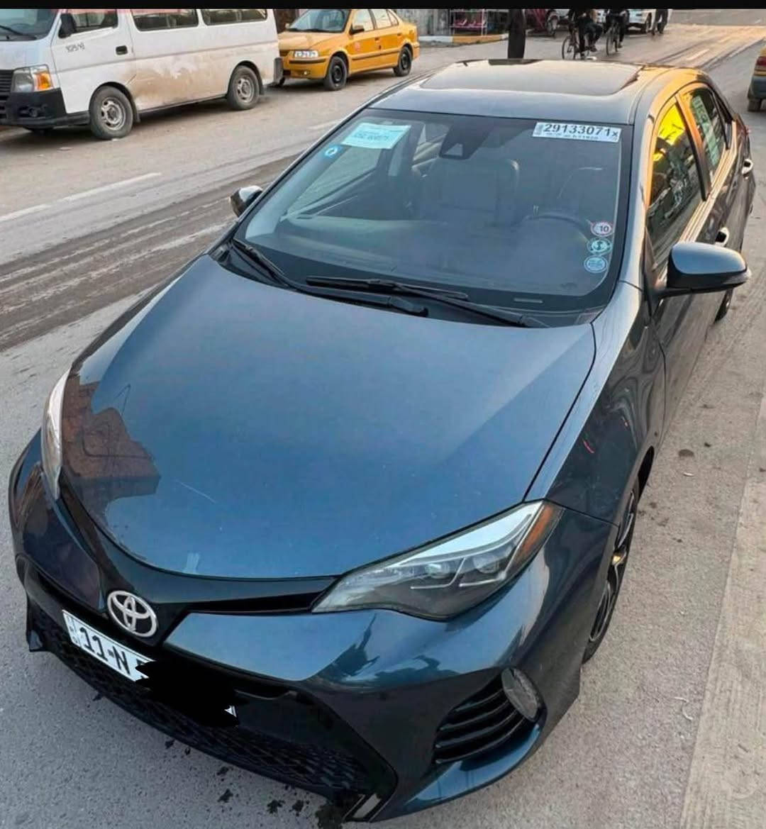 السلام عليكم

كورلا موديل 2019 كلين تايتل بدون حادث  فقط الدعامية الامامية ومثل ما موضح بالصور في امريكا
فول مواصفات XSE 

بصمه تشغيل وابواب

بدون ايرباك كلها سليم 

رادار امامي 

كشنات جلد 

مانع تصادم

حساس مطر 

لايت زنون 

بلوجكترات زنون 

تدفئة بالكشنات

هيتر بل مري 

شفتات ستيرن كير 

مانع انزلاق 

وضعيات قيادة سبورت 

كشن كهرباء 

اشاير بل مري 

تبريد بيانو ثلج 

شاشه اعطال 

شاشه ترحيب 

كروز سرعه 

سيارة كفالة عامة كير مكينه كفاله عدا كفر الدعاميه الاماميه ماشيه 73 الف ميل 

السيارة بيهة بارد بسيط 

السعر 13,300$ وبيها مجال بسيط 

بغداد 

 واتس اب ***********

 عادي ***********
