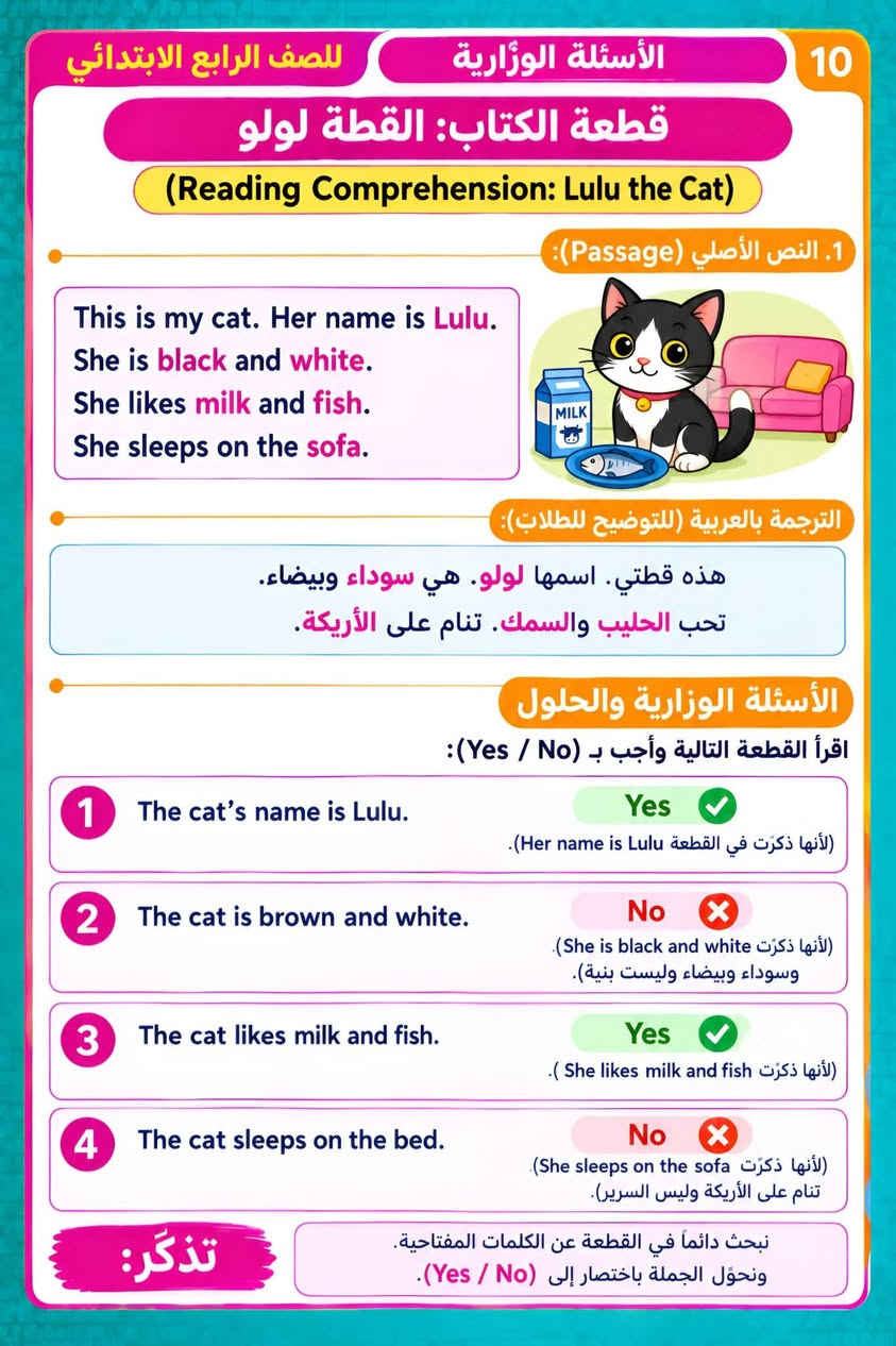 انجليزي رابع • منهج منقح • سجاد جاسم