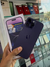 ايفون 14 برو ماكس شرق اوسط دبل شريحه ذاكره 256 بطاريه 88 نضافه 100%  و...