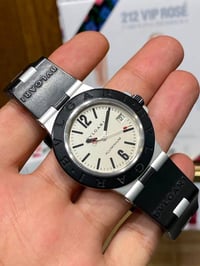 Bulgari   Diagono  متوفر وكالة مستخدم كالجديد   قطر 38  اوتوماتيك   هي...