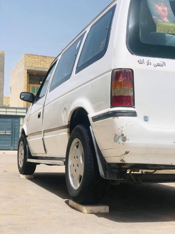 السلام عليكم من رخصة الآدمن
سياره دوج كرفان او مراوس للبيع موديل1991 سنوي 2028 بسمي مداور ثاني يوم  

تخم تاير مكينه وكير حداديه كله نضيف وجديد 

دواخل بيجي كاعيه جلد 

التبريد نقصه بس مزدوج صونده

السياره نضيفه وجاهزه على ايد وحده تجي تڪلب وتشوف بعينك وتشلع عيوني 

السعر40 وبيها مجال بسيط للشراي 

للاستفسار الاتصال ع الارقام التالية:

***********

مكاني ذي قار قضاء الشطره 

الله يعمر حلال الجميع آسف على الاطاله 🙏🏻⚜️
