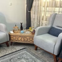 ٨ مقاعد • خشب زان • كالجديد