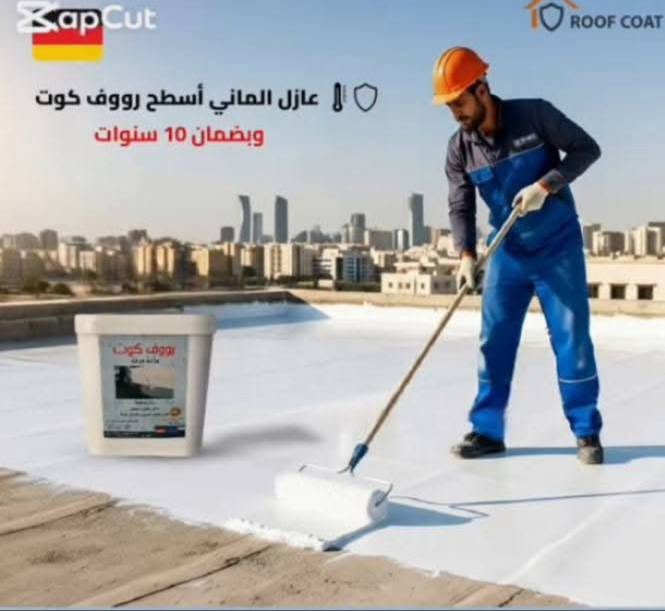 رووف كوت • أكريليك مطاطي • ضمان ١٠ سنوات
