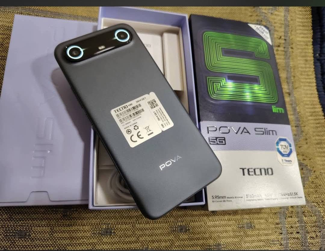 تكنو بوفا سلم 5G • مستعمل قليل • اسود