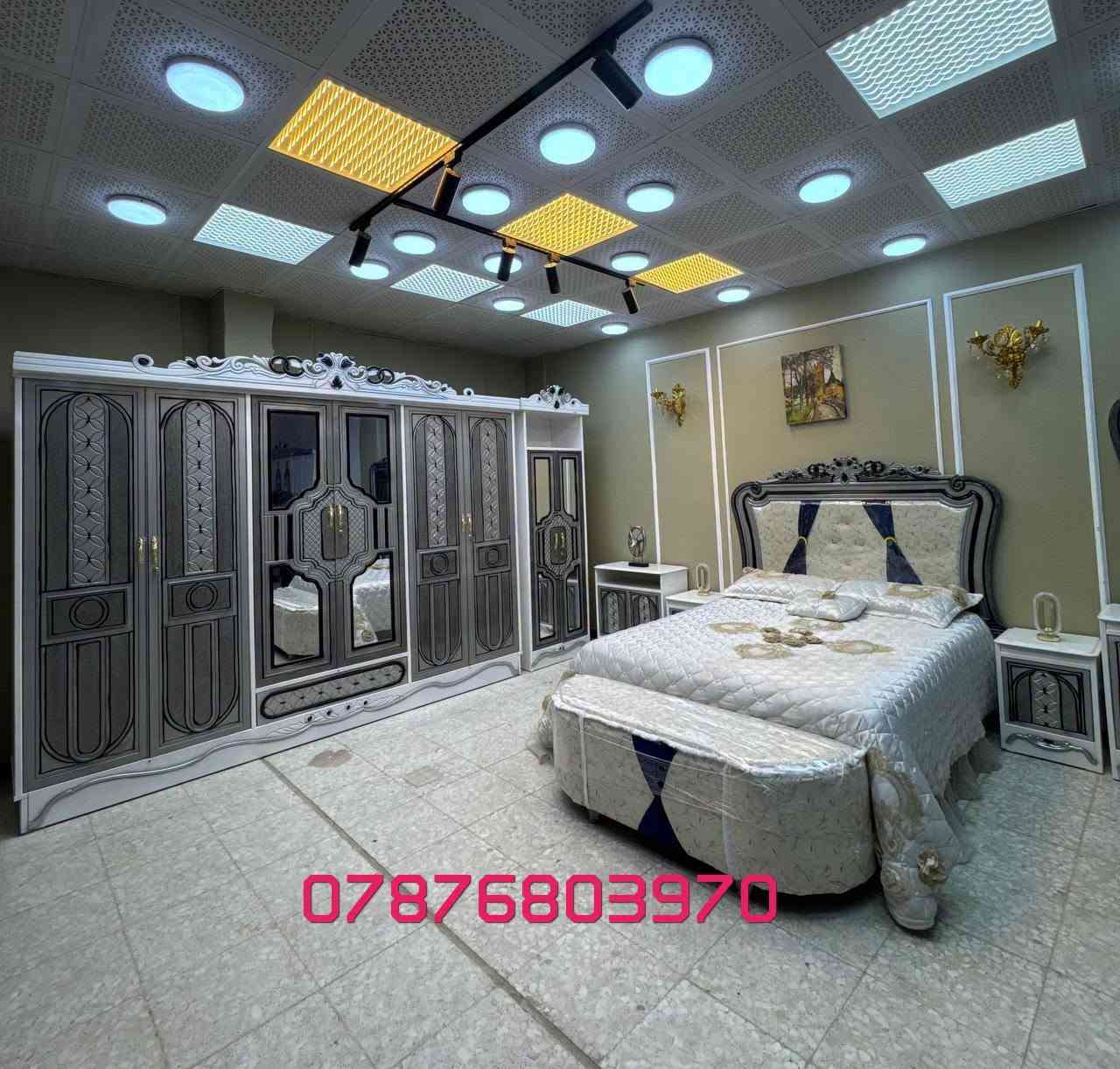 ✨ غرف نوم – نجارة عراقية بإتقان وجودة عالية ✨

📞 ***********
💬 للطلب والحجز عبر واتساب:
http://wa.me/+9647876803970

🔹 نجارة عراقية متقنة بتفاصيل دقيقة وتشطيبات راقية.
🔹 أكثر من 50 موديل متنوع لتناسب مختلف الأذواق.
🔹 توصيل إلى بغداد وجميع المحافظات بأجور مناسبة.
🔹 سرعة في الإنجاز، مع خدمة مميزة والتوصيل لحد باب البيت.

🛏️ مكونات الغرفة:

✔️ كنتور قياس 320 — داخل 3 ملم، الوجه 5 ملم
✔️ ميز مرآة
✔️ ميز بلازما
✔️ زاوية كنتورية قياس 80
✔️ سرير قياس 160 × 200
✔️ تاج الجرباية
✔️ ناصي الجرباية
✔️ قواعد الجرباية كلها بلوك
✔️ كومدين عدد 2 — قياس 50 للواحد

⭐ الإضافات المتوفرة:

▪️ شازلون مقعد — 50 ألف دينار
▪️ شازلون مخزن — 75 ألف دينار
▪️ دواشك طبية درجة أولى مع ضمان استبدال لمدة 5 سنوات
💰 السعر: 150 ألف دينار

💰 أسعار غرف النوم تبدأ من:
1,000,000 إلى 1,250,000 دينار فقط

🎨 أعمال صبغ بأجود الخامات، وبأسعار متنوعة تناسب مختلف الميزانيات.

🚚 اختار الموديل اللي يعجبك، وإحنا نوصل طلبك لحد باب البيت بأسرع وقت.

📩 للحجز والاستفسار:
أرسل لنا صورة الموديل المطلوب عبر واتساب، وسنكون بخدمتكم بكل سرور.

📞 ***********
💬 واتساب: http://wa.me/+9647876803970

نص مكتوب في الصور:
- ***********