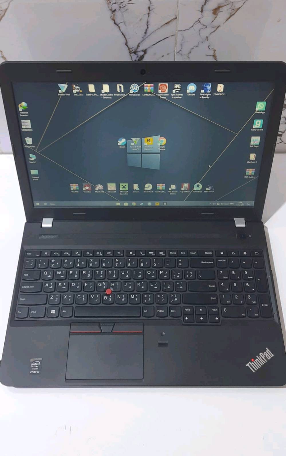لابتوب لينوفو ثينك باد للتصفح و الكيمنك .


ما مستخدمة هواي و نظيفة حيل 


الاسم : لابتوب Lenovo e550 

المواصفات :

كرت شاشة: radeon r7 m265 series 

معالج I7 5500U

رامات 12

مساحة تخزين 700 
ssd 256+hdd 512

تصلح لجميع الاستخدامات نظام ويندوز 10 برو اصلي كود مفعل لويندوز .

السعر فقط ب 450 الف و بيها مجال 

( سبب البيع لاسباب مادية فقط )
حبيبي شكد وضع البطارية؟ بعده يشتغل زين على الشحن لو لازم يكون دايمًا مشبوك؟: 
وضع البطارية جيد جدا استخدام بسيط للابتوب 
هل اللابتوب يجي ويا الشاحن الأصلي؟ وإذا بيه أي ملاحظة بالشاحن أو السلك؟: 
اكيد يجي وياة شاحن اصلي
شنو حالتُه من برّه ومن جوّه بالضبط؟ بيه خدوش، كسر، أو أي عطل لازم المشتري يعرفه؟: 
نظيف جدا لا خدش ولا اي كسر 
وين موقعك بالعراق حتى نضيفه بالإعلان، وهل أكو إمكانية للتجربة والفحص قبل الشراء؟: 
العمارة ميسان و اكيد موجود فحص 
بالنسبة للسعر: آخِر سعر شكد، وهل تقبل تبديل أو بس بيع مباشر؟: 
فقط بيع السعر ممكن ننزلة اذا انت شراي 