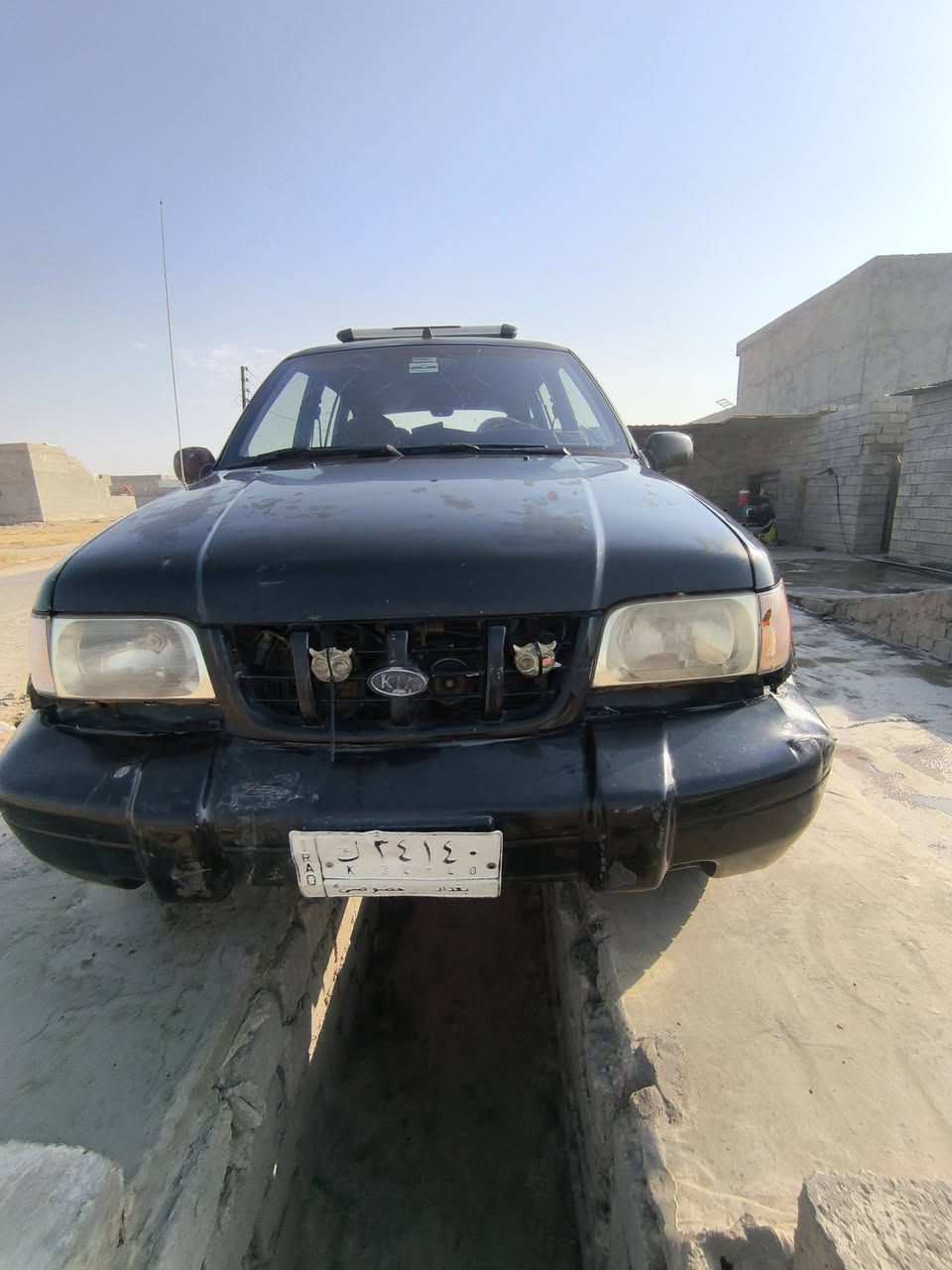 كيا سبورتج 2001
رقم بغداد
تخم تاير نص عمر 
كير محرك تبريد تدفئه كله شغال 
فقط الجام لا يعمل مشكله كنترول 
السعر35 وبي مجال قليل
تحويل ثاني يوم 
***********
