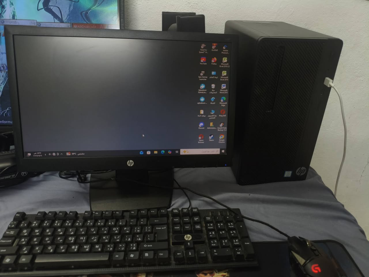 حاسبة تجميع hp
مواصفتها                                   السعر 300وبيها مجال 
1- كور اي 5جيل السابع
2- كارت شاشة داخلي و خارجي 1050نفيديا  
3- رامات 12
4- هارد128ssdللنضام حيل سريع وثاني 1Tللخزن
للستفسار  ....
*********** سماوة الخضر
