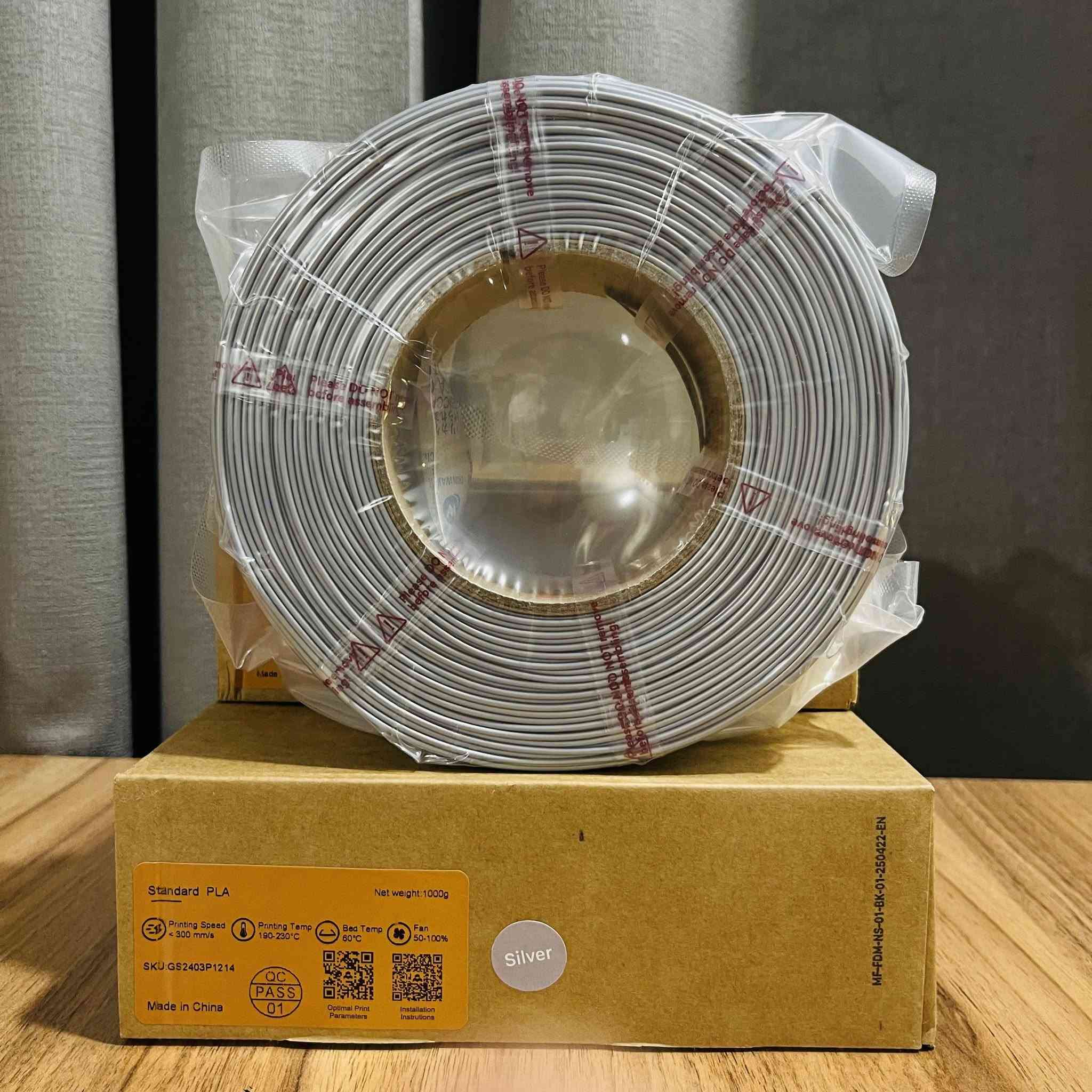 متوفر فلمنت بدون بكرة جودة عالية 
PLA 18,000
PETG 14,500
ابيض، اسود، رصاصي
متوفر توصيل 
***********
