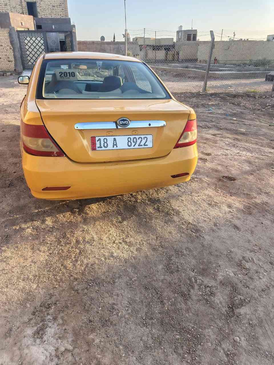 بي واي دي اف 3 موديل 2010  كير عادي 
سيارة نضيفة جاهزه تخم تاير تبريد كهربائيات 
رقم انكليزي تحويل مباشر باسمي العنوان ناصرية للاستفار 
(*********** ) ( 38 وبي مجال )
