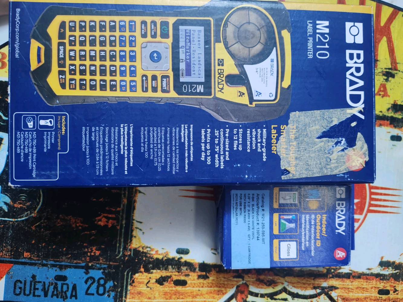 برادي M210 • محمولة • طباعة حرارية