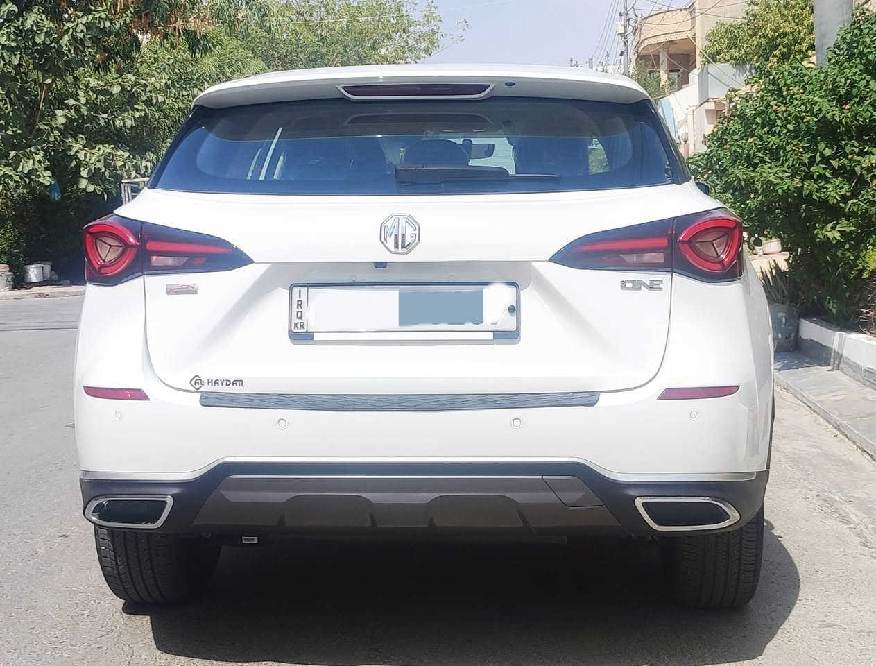 MG One 2023/2024
12800 KM
Ragam Arbil
***********
تنها 12 هەزار رۆیشتوە
مەکینە 15  تۆربۆ 4 پشتۆن
بة ناوةي خۆمة
بئ بۆياغ ده عامى بؤ ده عامى به شه رت 
شاشەوکامێرا
.بصمة و شغال
برێك بصمة.ئۆتۆ هۆڵد.بلوتوس.ويل كەپ.
حساس.تحدید سورعە.تەبرید لەمس.تبريد مركزي 
لایت زینۆن.لایت و بەگ لایت لید. كركوك, العراق
