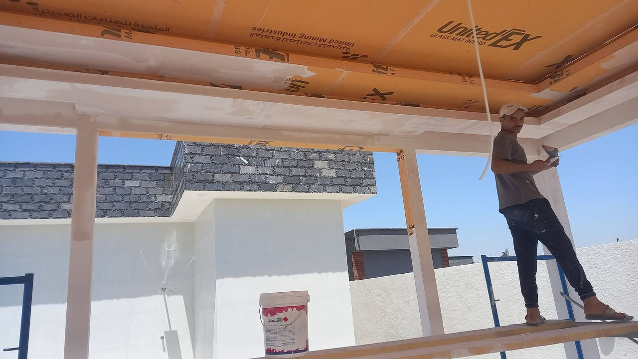 كادر جبس امبورد  وثقوف ثانوية وشرايح bvc شغل درجة اولي 
***********
