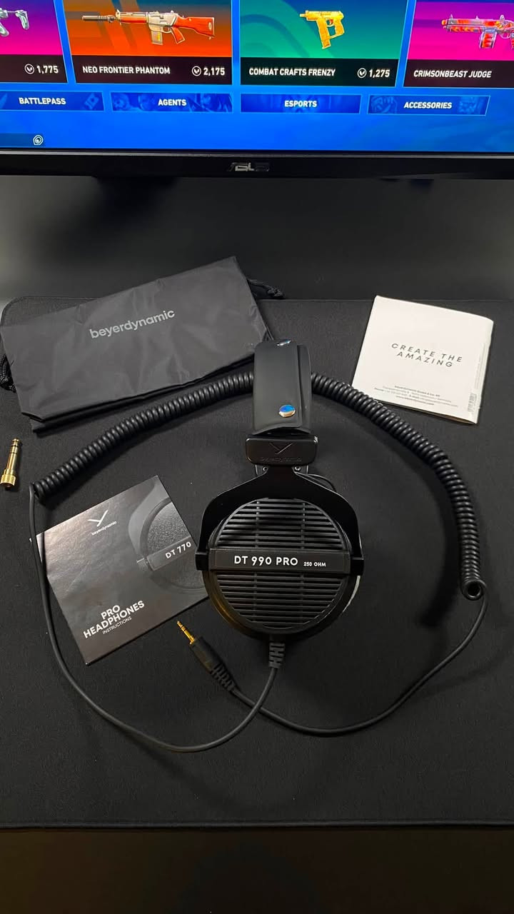 للبيع ( dt 990 pro black edition )استخدام فقط ( يومين ٢ )
رقمي ***********
