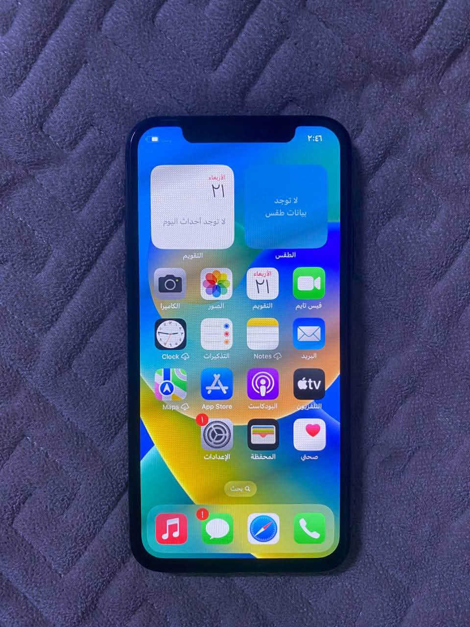 ايفون X • ذاكرة ٦٤ • بطارية ١٠٠٪
