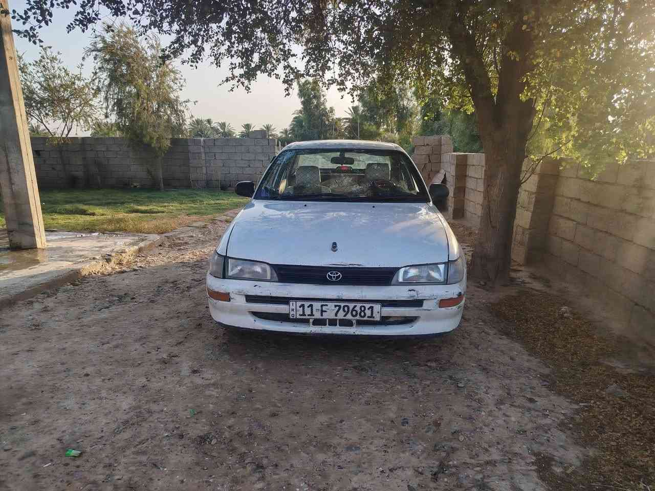 السلام عليكم
كورلا موديل 1994 
محرك 1600 
أرقام إنكليزي 
السعر 45 وبيها مجال 
العنوان ديالى المقدادية شهربان 
***********
