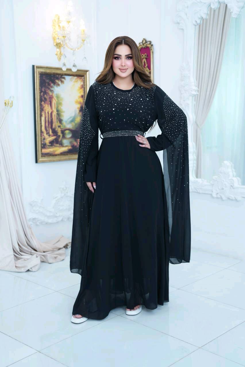 فستان اماراتي ❤️

✨الأقماش شيفون الأصلي مبطن💯
🪄الشغل كرستال حراري الأصلي مع كبس ليلو🪡🧵
🎗️مڪون من 2️⃣ قطع     
⤶قفطان
⤶حزام

🎗️قياساتـة : من وزن 60 الى وزن 120 
🎨🎨 الألوان :-
←اسود
←نيلي
←ماروني
←زيتوني
←تركوازي
←بنفسجي

💸السعر :- 50 مع التوصيل✅