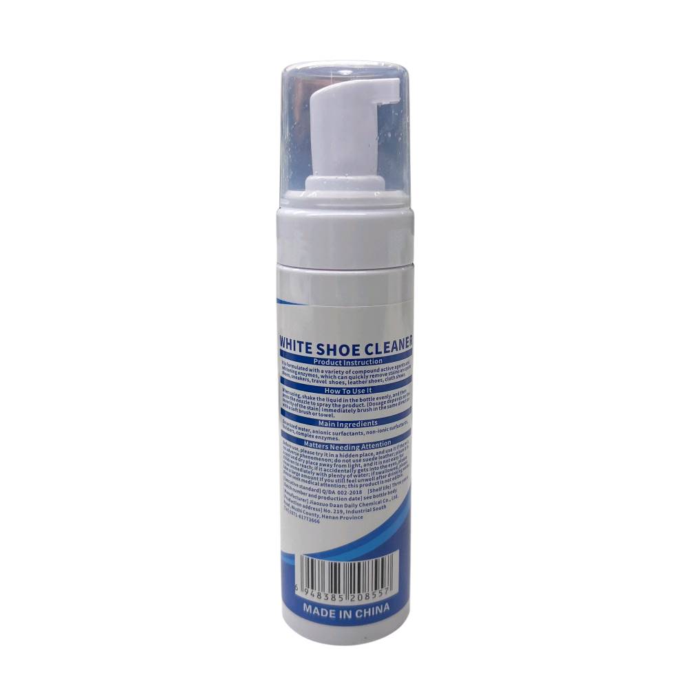 منظف الأحذية البيضاء الرغوي 2×1 – White Shoe Cleaner

خلّي أحذيتك ترجع نظيفة ولامعة بسهولة مع منظف الأحذية الرغوي العملي بتقنية التنظيف بدون ماء.

• تركيبة رغوية Rich Foam لتنظيف الأحذية

• تنظيف بدون ماء Waterless Cleaning

• يساعد على تنظيف وتفتيح الأحذية البيضاء

• مناسب للأحذية الرياضية والسنيكرات والأحذية القماشية والجلدية

• سهل الاستخدام مع بخاخ رغوي عملي

• يمكن استخدامه مع فرشاة ناعمة أو منشفة للتنظيف

• النوع: منظف أحذية رغوي
• الموديل: Clean And Brighten 2 In 1
• السعة: 200ml
• الاستخدام: تنظيف الأحذية البيضاء
• يحتوي على: Rich Foam / Waterless Cleaning / Clean And Bright