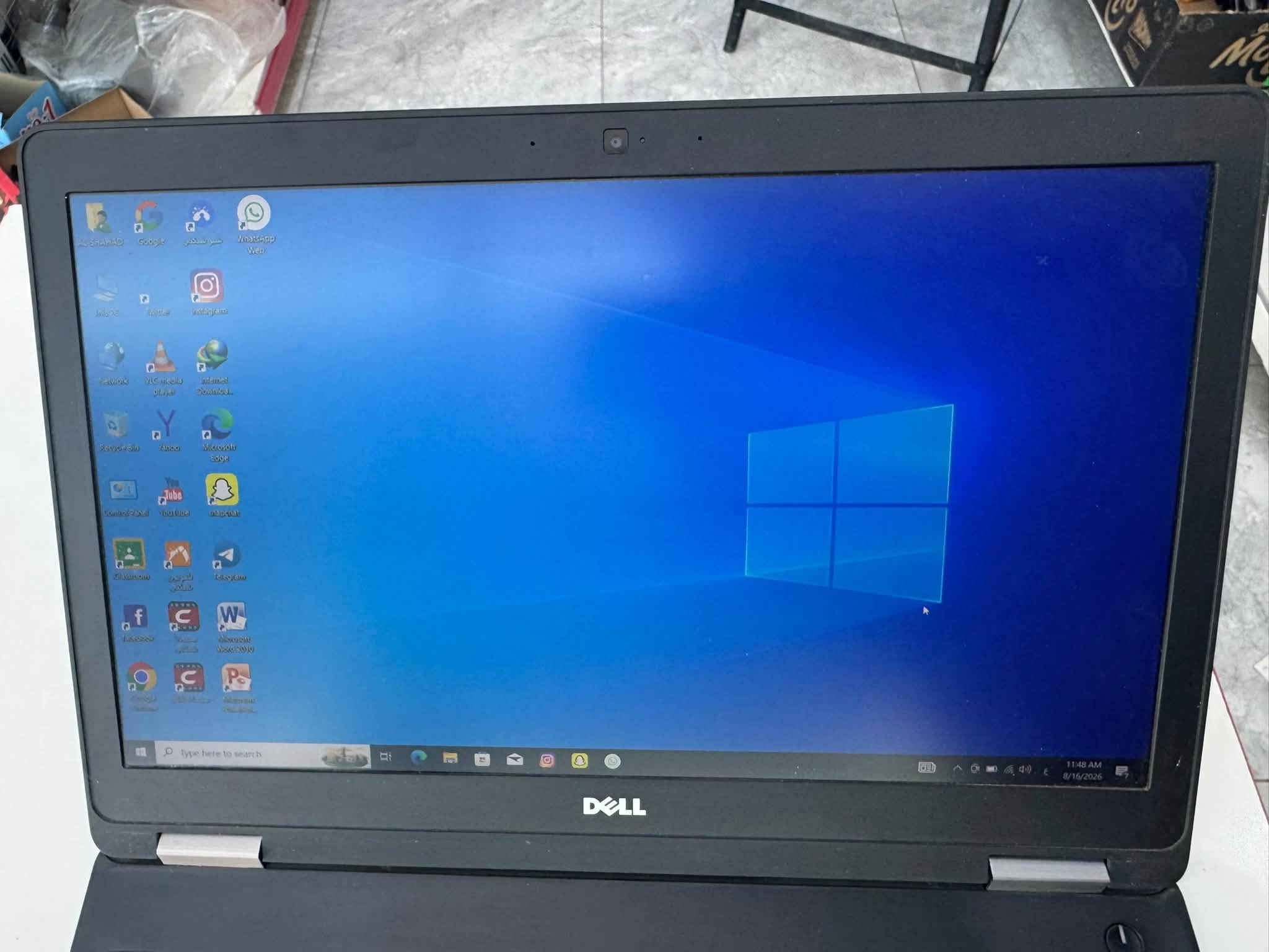 السلام عليكم 
لابتوب Dell للبيع النضافة 90‎%‎ 
مواصفات ممتازة مرفقه بصورة 

*********** واتساب

نص مكتوب في الصور:
- About Device Specifications Copy Device Name DESKTOP-KKR2O5F Processor Intel(R) Core(TM) i5-6200U CPU @ 2.30GHz 2.40 GHz Installed RAM 8.00 GB (7.89 GB usable) Graphics Card Intel(R) HD Graphics 520 (128 MB) Storage 238 GB SSD SAMSUNG MZNLN256HMHQ-000H1 Device ID FE53695B-A2D4-4B37-90CE-929F8DA71C55 Product ID 00330-50235-68948-AAOEM System Type 64-bit operating system, x64-based processor Pen and touch No pen or touch input is available for this display Frequently asked questions How does having 8-16 GB of RAM impact my PC's performance? Can I run modern applications smoothly with this RAM capacity? Is my GPU sufficient for high end gaming and video experience? How can having a dedicated GPU enhance my experience and productivity? Am I running the latest version of the Windows OS? What is the latest Windows version? Copy Windows Specifications Edition Windows 10 Pro Version 22H2 Installed on 5/26/2025 OS Build 19045.6466 Read the Microsoft Services Agreement that applies to our services Related Trade-in or recycle your PC