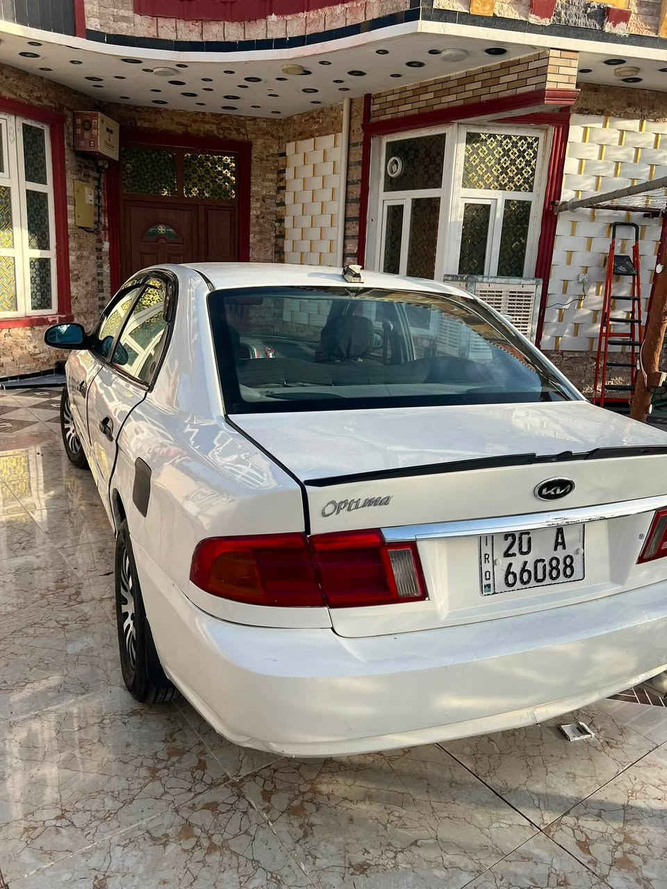 السلام عليكم
كيا اوبتيما موديل 2000
رقم ديالى سنوية لغاية 2030 سنوية باسمي تحويل مباشر
محرك 2000 دوش كير عادي
صدر امامي خلفي مشط ستيرن جديد
دشبول ودوشمة داخل جديد شاشه بلوتوث 
تخم تاير ويل كب، باتري جديد كهربائيات شغاله
مصبوغه عام ع اثر جراد فقط صبغ فرن درجة اولى
السعر 40 ورقة وبية مجال السيارة نضيفة كلش
..رقم الهاتف ***********
العنوان...ديالى / كنعان
