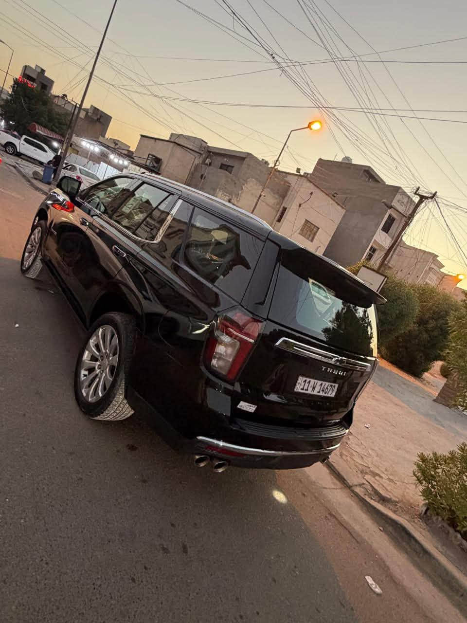شوفرليت تاهو
موديل 2021 🦅 
سعر 435 $ وبيه مجال
رقم بغداد تحويل مباشر 
فوول مواصفات جگات
شيفروليت تاهو بريمير وكالة خليجي 
‏‎اللون : اسود 
ماشييه 104الف كم حقيقي 
محرك و گير شرط 
السياره بيه ربع باب الراكب صبغ اثر شخط و الباقي مكفول
كل غراض بلادي موجود
‎جكات تصعد وتنزل 
‎اربع كامرات
‎حجم المحرك : 5300 Cc
‎عدد الاسطوانات : 8 اسطوانات ( 8 سلندر )
‎المواصفات : 
‎* سقف بانوراما 
‎* المقاعد كهربائية تدفئة و تبريد
‎* مقصوره الركاب من الجلد الفاخر + خشب ملكي 
‎* شاحن وايرلس لاسلكي
‎* نظام الرؤيه : 5 كامرات رؤيه شامله ( BIRD VIEW )
‎* نظام التعليق مستقل
‎* كشنات ميموري خزن
‎* نظام الصوت BOSE سماعات عدد 10
‎* دوسات كهرباء + اناره LED
‎* نظام سحب مقطوره تحكم كامل + كامرة لرؤية المطوره
‎* داتا شو
‎* تشغيل بعد 
‎* 5 بصمات 
‎* تحديد مسار 
‎* لد امامي 
‎*مري شفط 
‎* 4 كامرات 360 درجه 
‎* رادار 
‎* جنطه ذكيه بلقدم تنفتح وتنسد 
‎* ويل كروم 22 حجم وعليها تخم تاير 
‎* شاشات خلفيه 
‎* جميع الكشنات كهرباء
‎* كشنات تدفئه تبريد 
‎* دوسات شفط 
‎* شاحن واير ليس
‎* ثلاجه 
‎* جميع المقاعد يوجد مخارج يوبي اس 
‎مكان :بغداد الجديده 
‏‎ للاستفسار
***********
