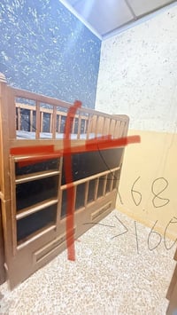 تخت طابقين • ١٥٧×١٦٢سم • عدد ٤