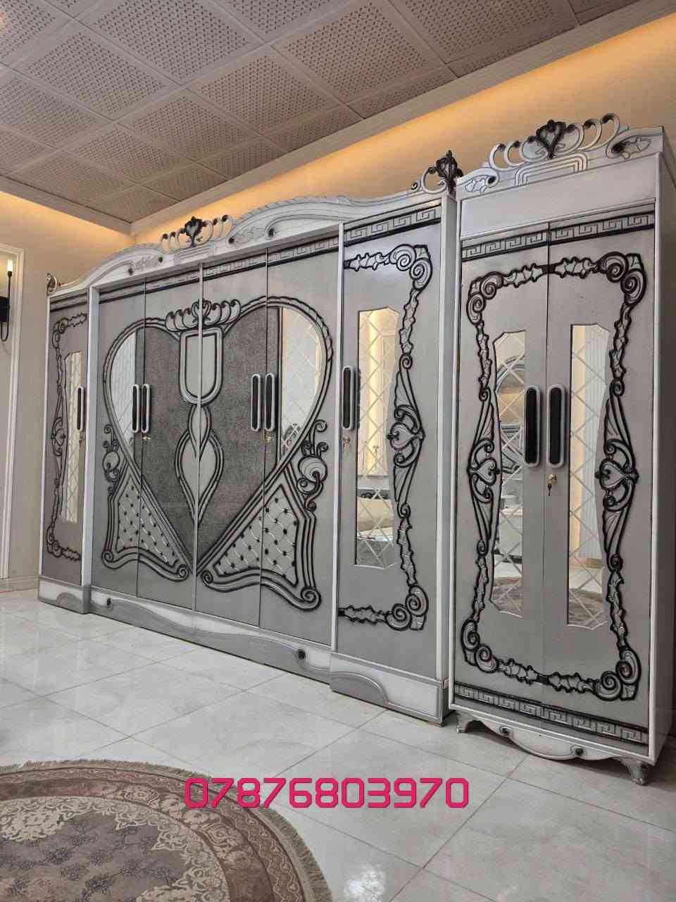 تخفيضات ✨ غرف نوم نجارة عراقية ✨
***********
http://wa.me/+9647876803970

🔹 نجارة عراقية متقنة بجودة عالية وتشطيبات راقية.
🔹 أكثر من 50 موديل مختلف يناسب جميع الأذواق.
🔹 توصيل إلى بغداد وجميع المحافظات بأجور مناسبة.
🔹 سرعة في الإنجاز وخدمة مميزة حتى باب البيت.

📌 مكونات الغرفة:
✔️ كنتور قياس 320 
داخل 3 ملم الوجه 5 ملم
✔️ ميز مرآة 
✔️ ميز بلازما
✔️ زاوية كنتورية. قياس80
✔️ سرير 160*200
✔️ تاج الجرباية
✔️ ناصي الجرباية
✔️ قواعد الجرباية كله بلوك
✔️ كومدين عدد (2) قياس 50 الواحد 
 
http://wa.me/+9647876803970

💰 أسعار غرف النوم تبدأ من:
1,000,000 دينار إلى 1,250,000 دينار فقط
🎨 أعمال صبغ  من أجود الخامات وبأسعار متنوعة تناسب الجميع.
🚚 ويانه طلبك يوصل لباب البيت بأسرع وقت!

📞 للحجز والاستفسار:
http://wa.me/+9647876803970
*********** 
📩 يرجى إرسال صورة الموديل المطلوب  التواصل مباشرة واتساب، وسنكون بخدمتكم.
