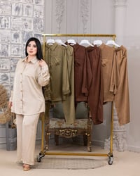 سوت نسائي • جاكار حرير • مقاس XL-XXXL