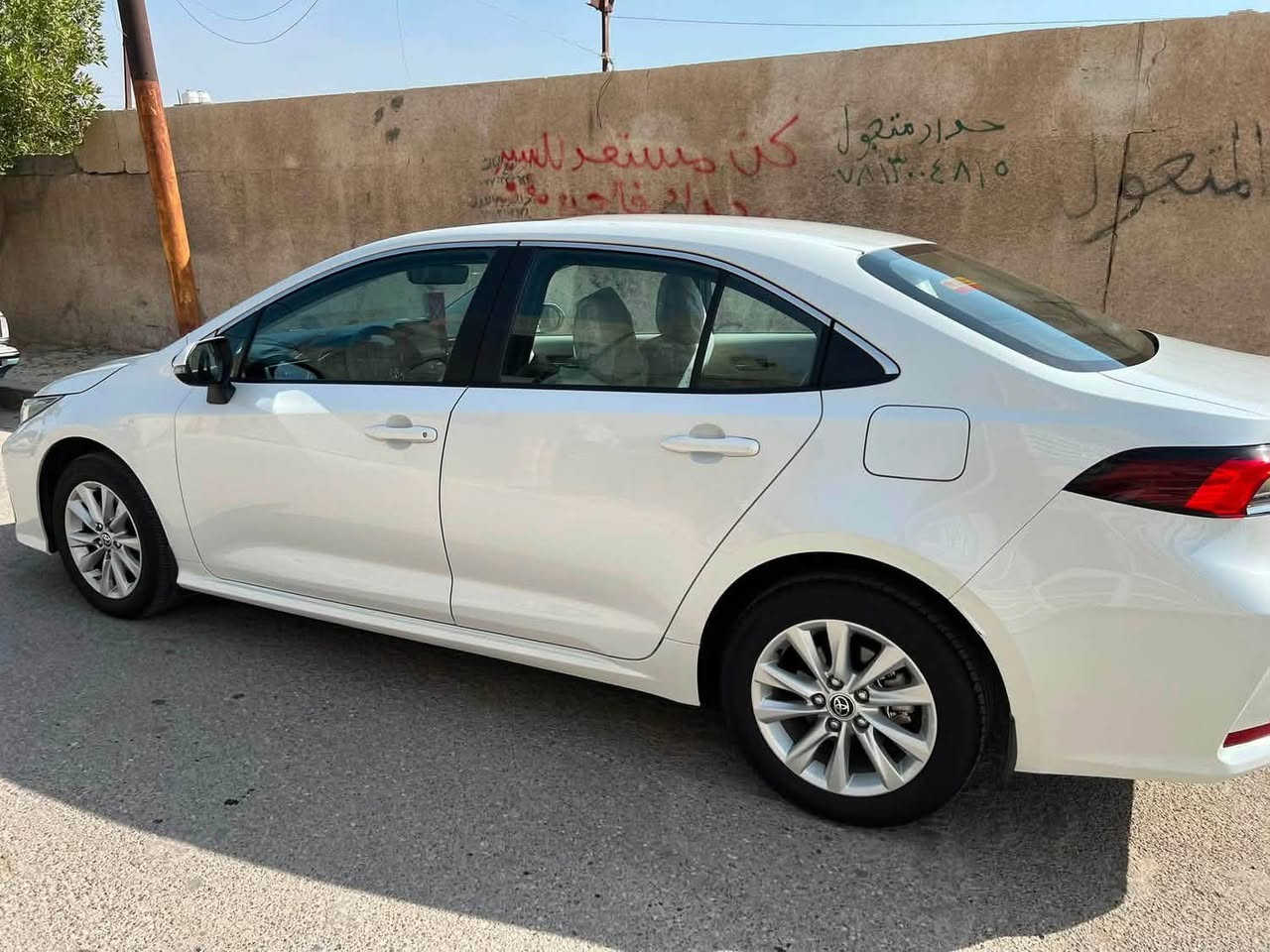 السلام عليكم
كورلا شركة جيهان 

موديل 23 

فول مواصفات 

فتحه 

بصمة 

مري شفط 

ماشية 27 الف 

كفاله عامة بدون 

بارد او حالوب 

ماعدا رصعتين وحده بل قماره وحده بل تكمه صغار كلش 

رقم اربيل باسمي 

للاستفسار الاتصال *********** 

العنوان بغداد اليرموك او حي الجهاد
