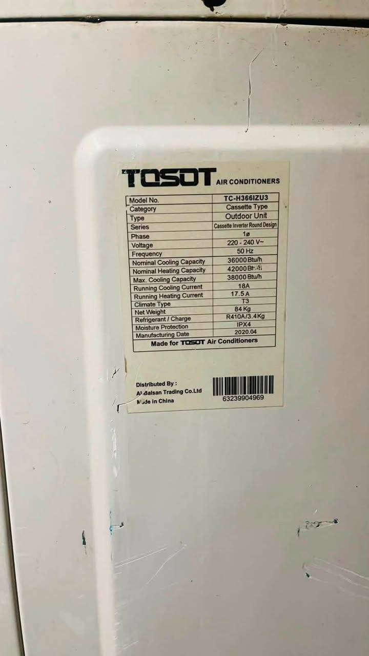 للبيع 3 سبالت توسوت كاسيت (Tosot) مستعملات استعمال خفيف جدًا ✅
* العدد: 3 سبالت
* الحالة: شغالات 100% وما بيهن أي عطل
* استعمالهن قليل جدًا
* نظيفات وجاهزات للتركيب والتشغيل.

📩 للاستفسار والسعر، ***********
