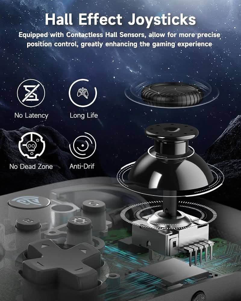 🎮🔥 EasySMX X10 Mechanic Master – يد تحكم احترافية 🔥🎮
إذا تبحث عن يد تحكم تجمع بين الدقة، السرعة والاستجابة الاحترافية، فإن EasySMX X10 خيار قوي لعشاق الألعاب والكيمنك. 🏆⚡

🌟 أبرز المميزات:
🔹 عصي تحكم ومحفزات بتقنية Hall Effect لتقليل مشكلة الـ Stick Drift 🎯
🔹 أزرار ميكانيكية بالكامل لاستجابة سريعة وملمس ممتاز ⚡
🔹 3 طرق اتصال:
📡 لاسلكي 2.4GHz
🔵 Bluetooth
🔌 اتصال سلكي
🔹 تصميم مريح ومناسب لجلسات اللعب الطويلة 🎮
🔹 دقة واستجابة عالية للألعاب التنافسية 🏆

🎮 متوافقة مع:
✅ PC 💻
✅ Nintendo Switch 🎮
✅ Android 📱
✅ iOS 🍎

📲 للطلب والاستفسار عبر واتساب:
***********

🚚 متوفر توصيل إلى كافة محافظات العراق

