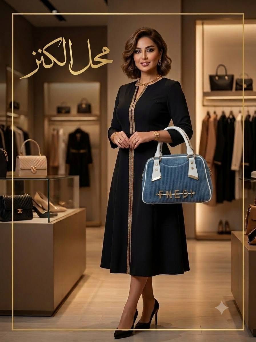 الأناقة والفخامة بقطعة واحدة! ✨👜
جنطة ماركة فندي (Fendi) المميزة بتصميم راقي يكمل طلتج ويزيدج تألق بكل المناسبات 💫
خامة ممتازة وتفاصيل تحجي عن نفسها، ترهم ويا كل ستايل وبكل الأوقات.
​سارعي بالحجز فالكمية محدودة! 🔥
​📍 العنوان: الأنبار - قضاء هيت - مقابل بلدية هيت الجديدة مباشرةً.
📞 للطلب والاستفسار:
***********
***********
أو راسلونا مباشرة عبر رسائل الصفحة 📥
​✨ محل الكنز - عنوانكِ الدائم للأناقة ✨
