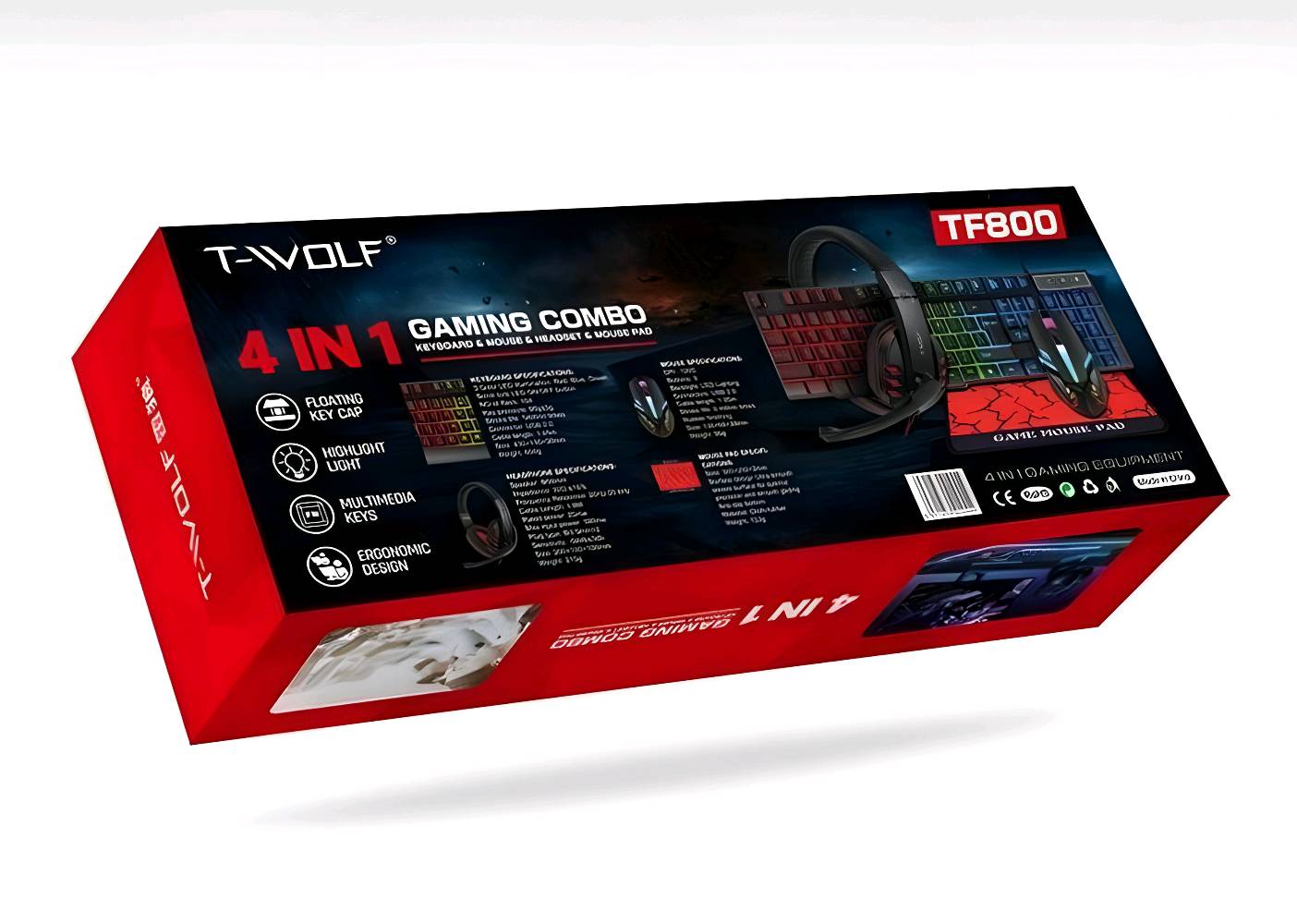 T-WOLF TF800 – طقم ألعاب 4 في 1
🎮 T-WOLF TF800 | Gaming Combo 4-in-1
كل أساسيات الـGaming Setup بطقم واحد 🔥
⌨️ Keyboard
• 104 مفتاح
• إضاءة LED بثلاثة ألوان
• USB 2.0
• كابل 1.45m
🖱️ Gaming Mouse
• 1200 DPI
• 3 أزرار
• إضاءة LED
• USB 2.0
• كابل 1.35m
• عمر الأزرار حتى 2 مليون ضغطة
🎧 Gaming Headset
• درايفرات 40mm
• تردد 20Hz – 20kHz
• مقاومة 32Ω ±10%
• كابل 1.75m
• منفذا 3.5mm
🖱️ Gaming Mouse Pad
• 30 × 25 سم
• سطح فائق النعومة
• قاعدة مانعة للانزلاق
• قماش + مطاط
🔥 4 قطع أساسية في طقم واحد — مناسب للألعاب والاستخدام اليومي
السعر /30الف
للطلب او استفسار عبر خاص او انستا Turab_Store او رقم ‎***********
توجد خدمة توصيل لجميع المحافظات 5,000