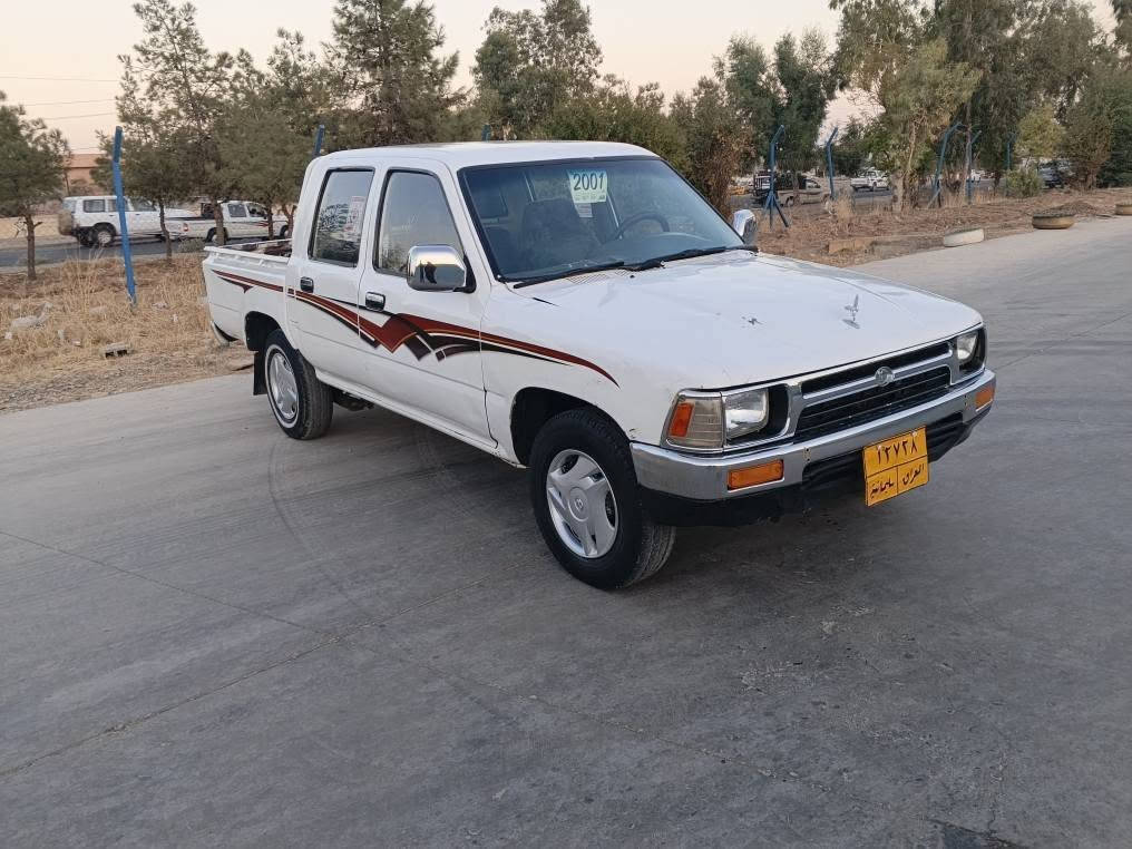 توێتا پیکاب مۆدێل 2001 مەکینە رەش تەبریدی و پاوەر ڕەقەم سلێمانی تەحویل ئەسلی سەنەوی بەسەر چوە بێ دەعام بێ لێ دراو  حیزام بۆیا خە بۆجوانی سە قفوشان بۆیاخی نیە  کارەبای مەزبوتە  کامل جایزە تەحویل بڕاوە خەرامە مەکینە گێڕ ئەکسل شانسی بەشەرت. سعری خوار هەموو بازار. تەنها. 28. گەلاو کەمێک مەجال شوێن چەمچەمال .            ***********.                   *********** السليمانية, العراق
