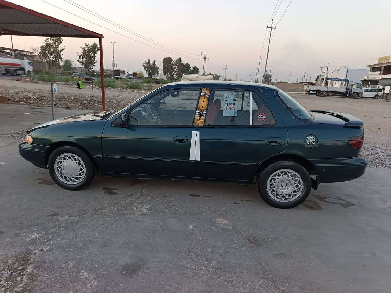 السلام عليكم) للبيع ومراوس كيا سيفا رقم ديالى السنويه مشروع وطني 2031رقم دولي هزه جديده كير محرك صدر شرط بدون حادث صبغ جماليه فقط ويل كروم بلادي كهربائيات كلها تشتغل موديل92 تحويل وكاله ابكيفك من الشرعي مباشر(السعر25)((***********))
