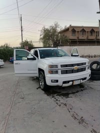 سلفرادو ٢٠١٥ مكينه ٨ ٥٣٠٠ بيها جاملغ وباب الصدر مصبوغ السعر ١٦٠ مكان ب...