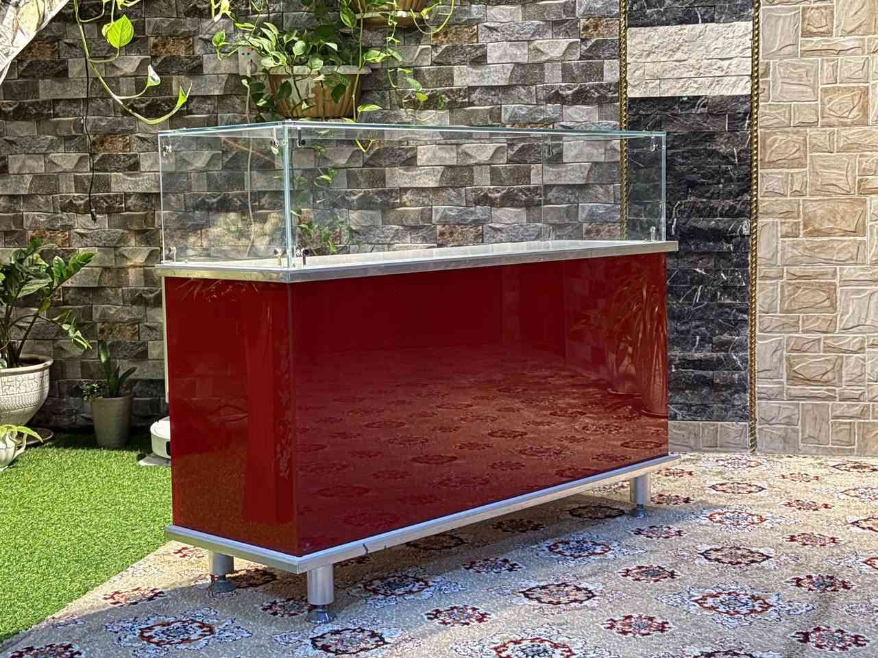 للبيع
عارضات مستعملة (جام مطعم بالخشب MDF )

الابعاد:
عرض 120 سم
ارتفاع 90 سم
عمق 40 سم 
ارتفاع الجامة 25 سم
وكما موضح بالصور

عندي 6 قطع منهن سعر الواحدة 75 الف
للاستفسار على الواتساب 
***********
