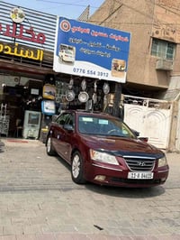 سوناتا موديل 2009رقم بغداد انكليزي فول لمتدد  واحد على واحد محرك سته س...