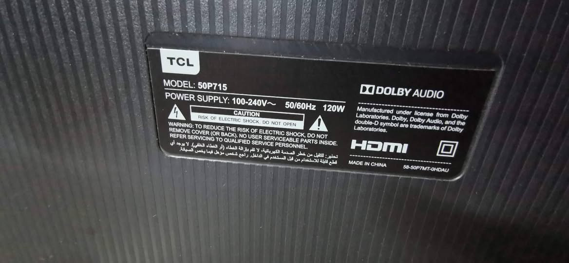 TCL • ٥٠بوصة • سمارت 4K
