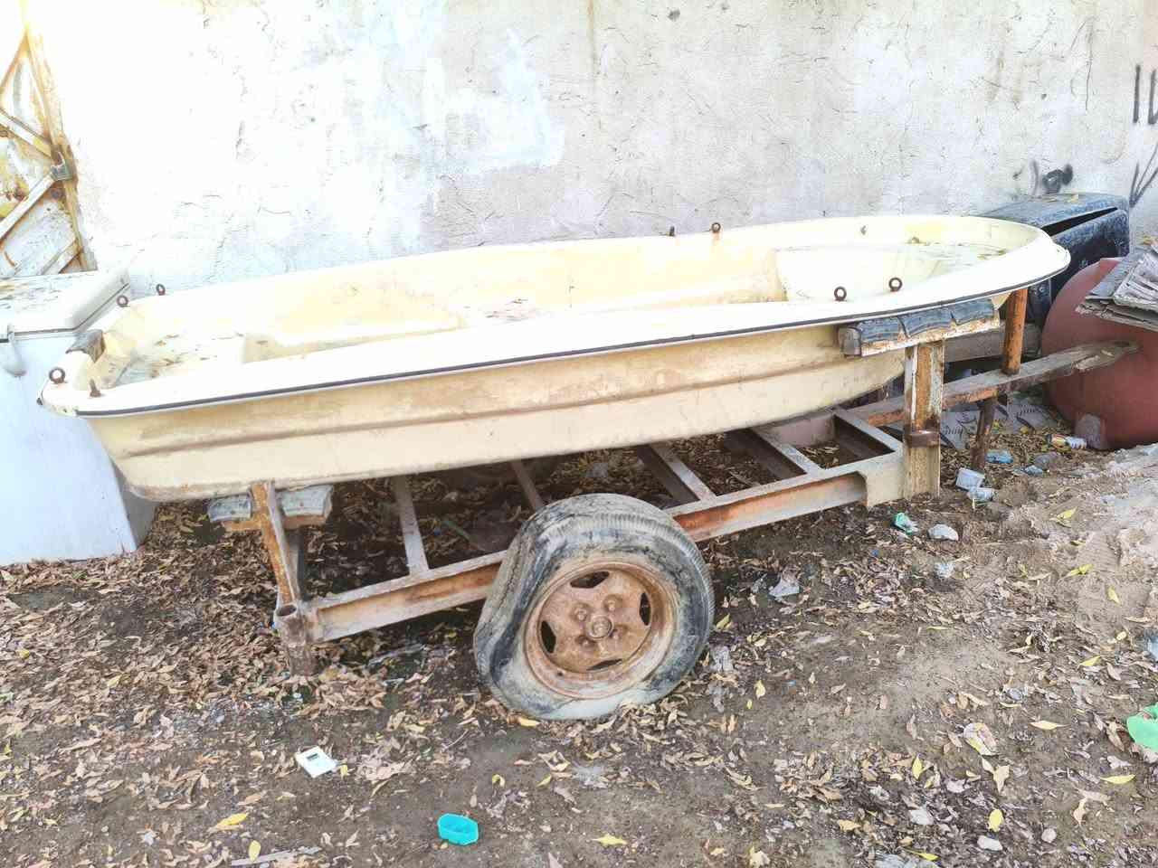 بلم فايبر • مكينة ياماها • بحاجة صيانة