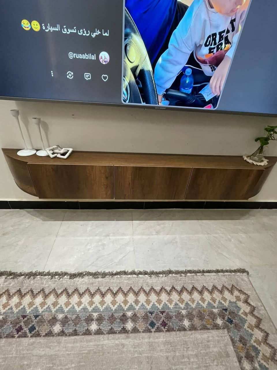 ميز بلازما • خشب MDF ١٨مم • الدوره البوعيثه