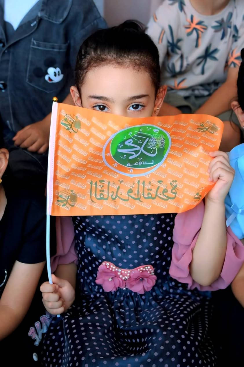 هكذا احتفلنا مع اطفالنا الحلوين بمناسبة مولد النبي الشريف وتم تقديم الهدايا لهم  في روضة وحضانة البيت الامن يتم اسعاد الطفل وتقديم له كل مايحتاج وتغير سلوكة الى الافضل حتى يكون مستعد الى المدرسة من دون خوف.. مكان الروضة الجغيفي الاولى وهناك خط لكل مناطق #الفلوجة للحجز على رقم المديرة *********** بي وتساب
