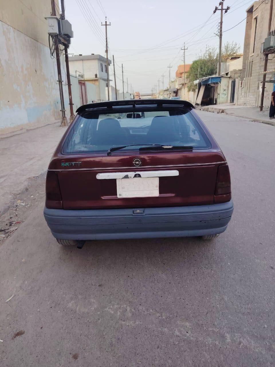 كاديت حجم 16 موديل 1991 
رقم نينوئ سنويه 2029
شرعي موجود
تريد وكاله تريد تحويل
صبغ عام جماليه
بدون ضرر ولا حادث
محرك كير شرط
سلايت … استيرن باور
دوشمه جديده
سياره جاهزه 
#السعر_24_وبيها_مجال
***********
***********
