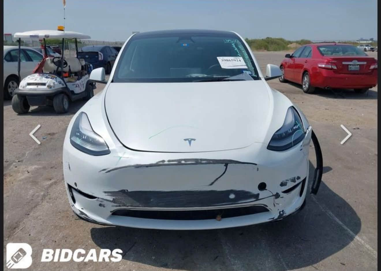 سلام عليكم تسلا مودل Y دبل ماطور موديل 2023
سعر 195 السيارة للبيع او مراوس بكامري او كراون 2022 او 2023

نص مكتوب في الصور:
- BIDCARS
- BIDCAR