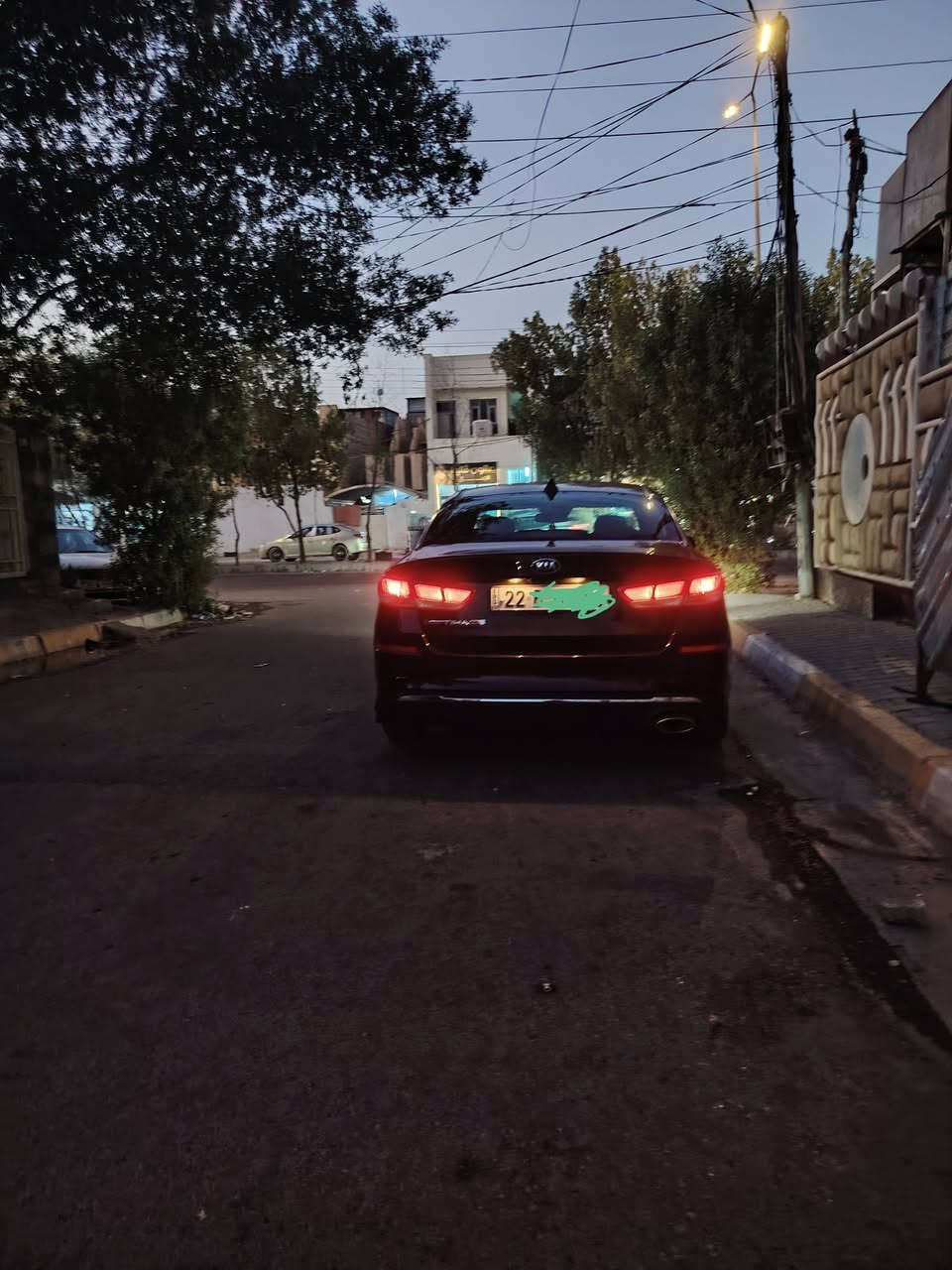 سياره كيا اوبتيما ٢٠٢٠ لون اسود تبريد محرك ٢٤٠٠  واتساب *********** ديالى بعقوبه
