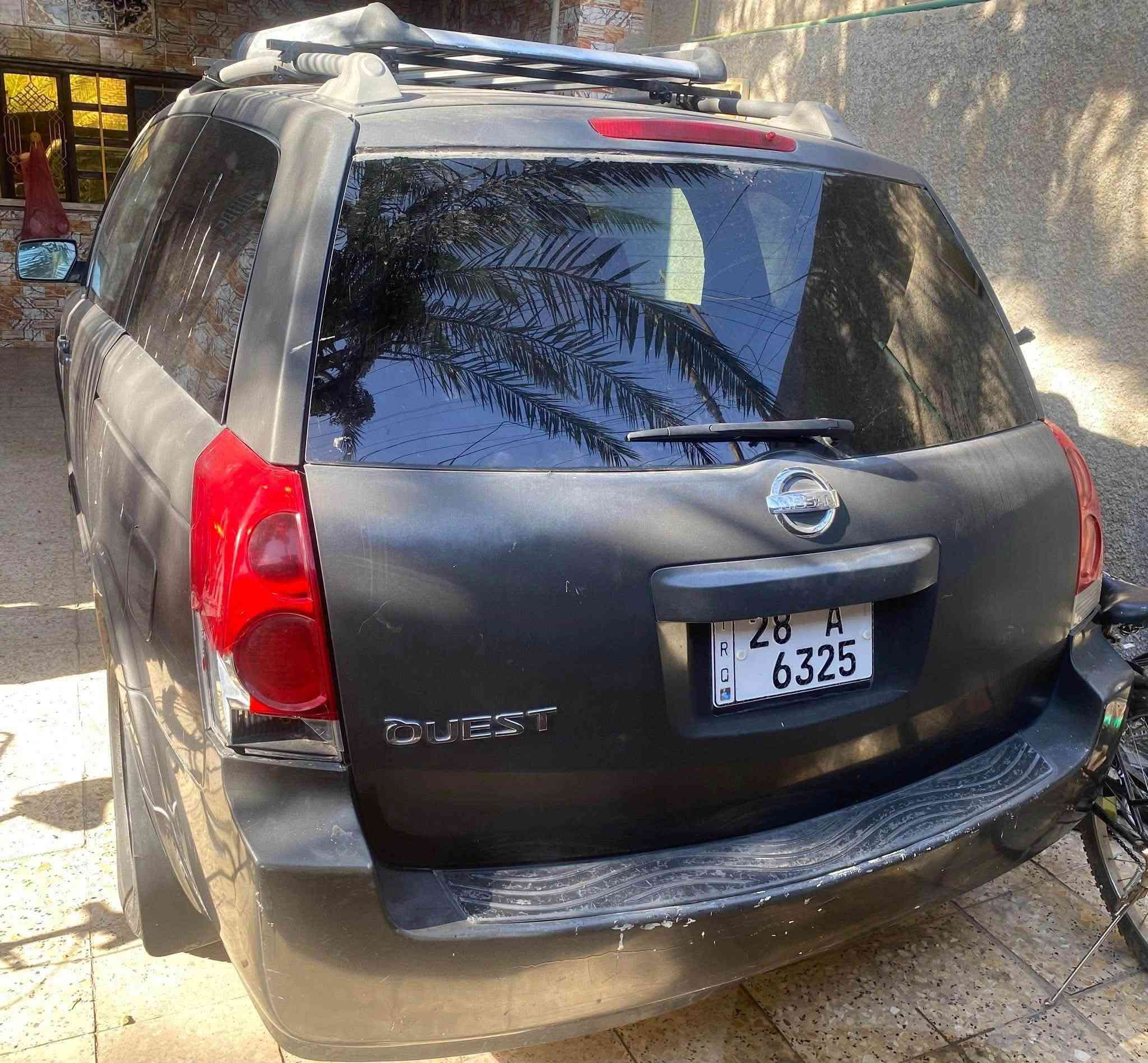 نيسان كويست 7 راكب
مديل 2006 
رقم نجف الجديد
بأسمي حاضر للتحويل او الوكالة
العنوان بغداد العبيدي 
***********
السيارة حلوه و خير من الله
السعر 47 ورقه
