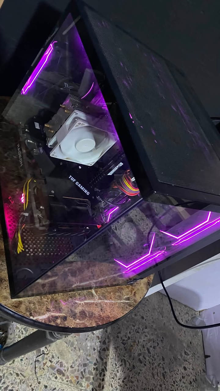 السلام عليكم
I5 10400f الجيل العاشر
H510 Asus 
Rx 6500xt 4g Asus tuf gaming 
Ram 16 8*2 3200 corsair cl 16.20.20.38
Ssd 128 + 1t hdd wd 
Power 650w thermaltake 
كيس زكماتك زجاجي 5 مراوح RGB
السعر 525 وبي مجال 
مكاني بغداد البلديات 
متوفر توصيل لكل العراق
*********** واتساب
