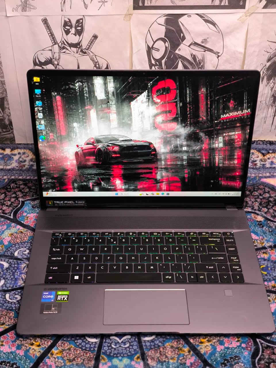 MSI  
المعالج: Intel Core i7-11800H (الجيل 11)

الشاشة: حجم 16 بوصة QHD+ (2560x1600) تردد 120Hz، أبعاد 16:10، تدعم اللمس (2K)

كرت الشاشة: NVIDIA RTX 3060 (6GB GDDR6)

الذاكرة (RAM): 32GB 

التخزين: 1TB SSD NVMe M.2  

كيبورد RGB اكثر من مليون لون

الموقع: بغداد

للتواصل (واتساب حصراً): ***********
