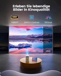 بروجكتر Wimius K11 • دقة ١٠٨٠ • واي فاي ٦